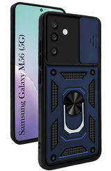 For Samsung Galaxy M56 | Samsung Galaxy F56 Back Cover Case (Hybrid Dual Armor Polycarbonate)