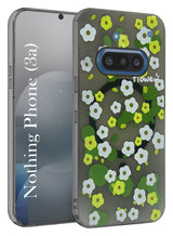 For Nothing Phone 3A Back Cover Case (Cute Floral Design | Flower Print for Girls | MagSafe Compatible Wireless Charging)