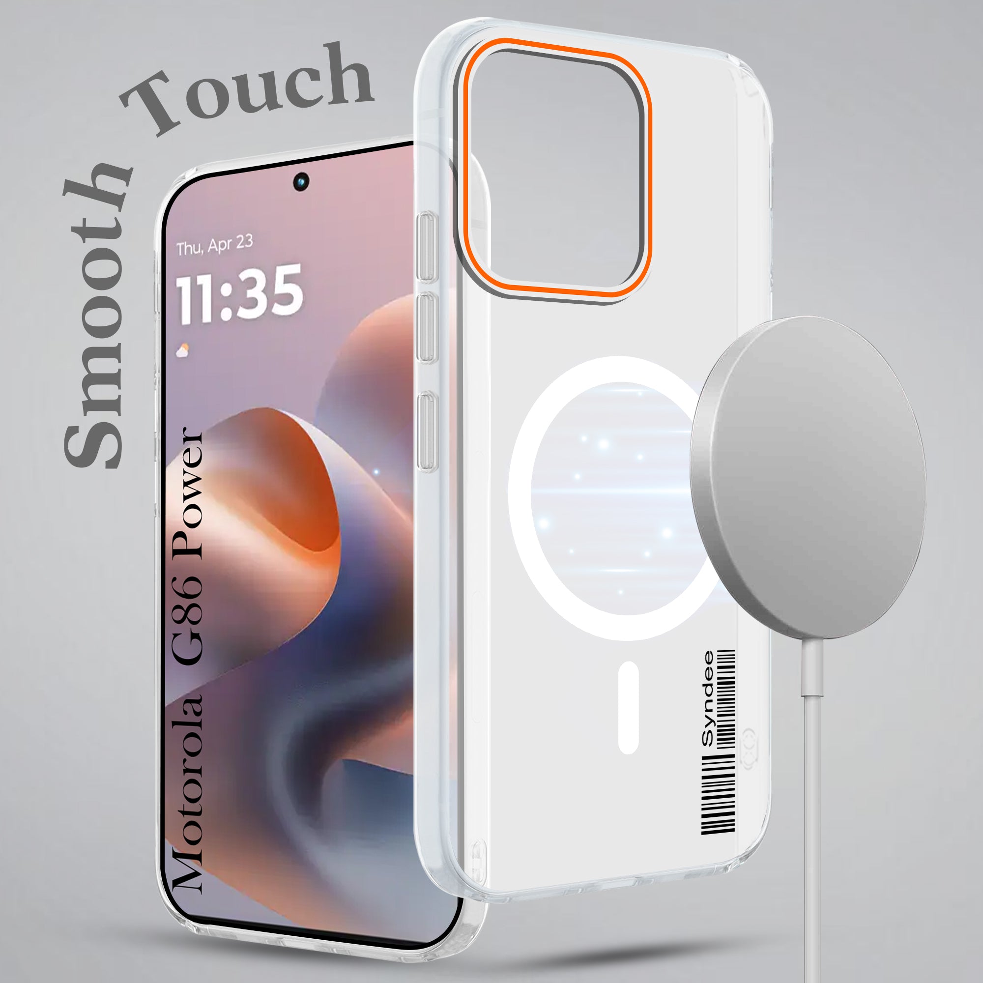 For Motorola Moto G86 Power Back Cover Case (Soft Touch | Camera Bump Protection | MagSafe Compatible | Matte Finish)
