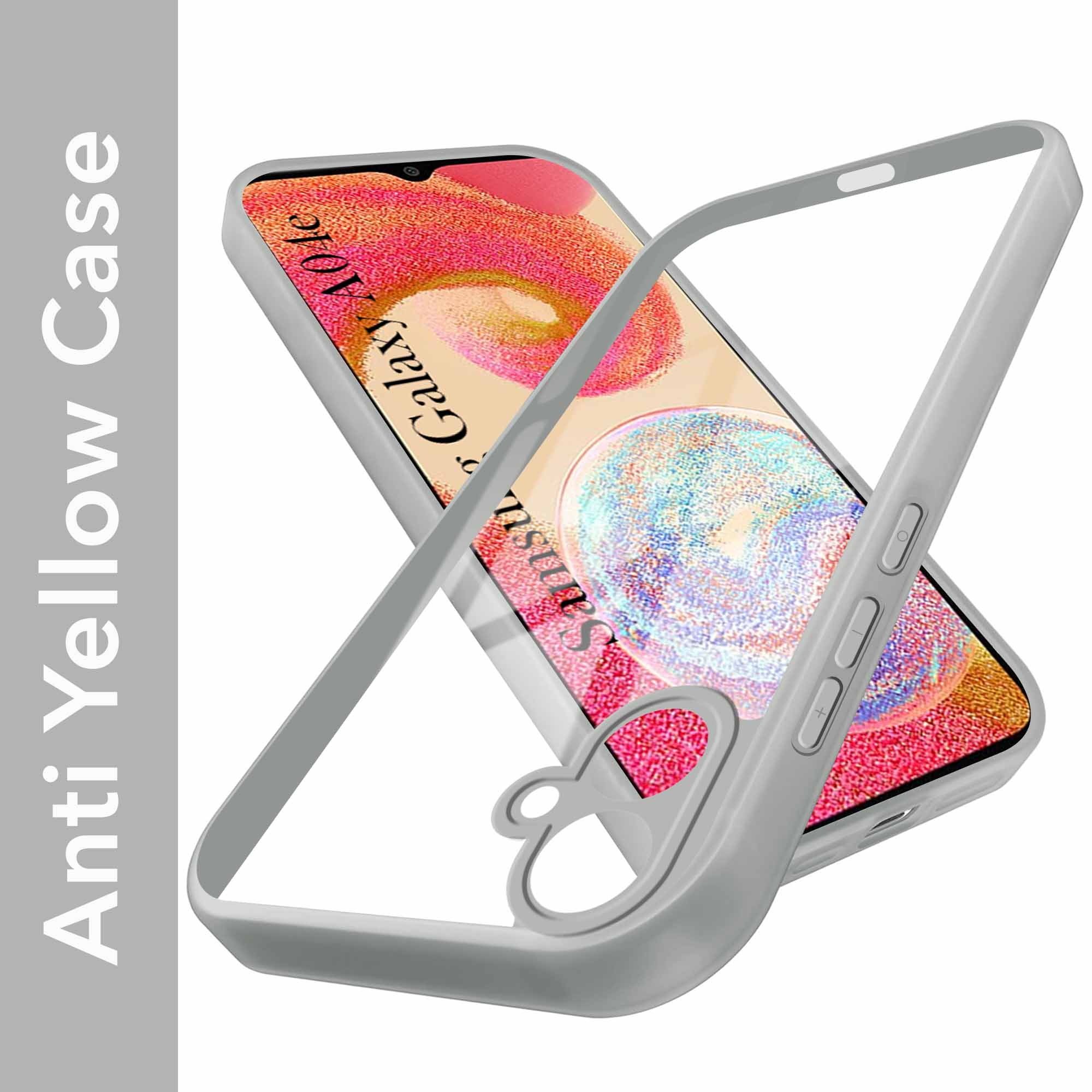 For Samsung Galaxy A04 | A04E Back Cover Case Ultra-Hybrid (Lifetime Anti Yellow | Anti Scratch | Crystal Clear Shockproof)