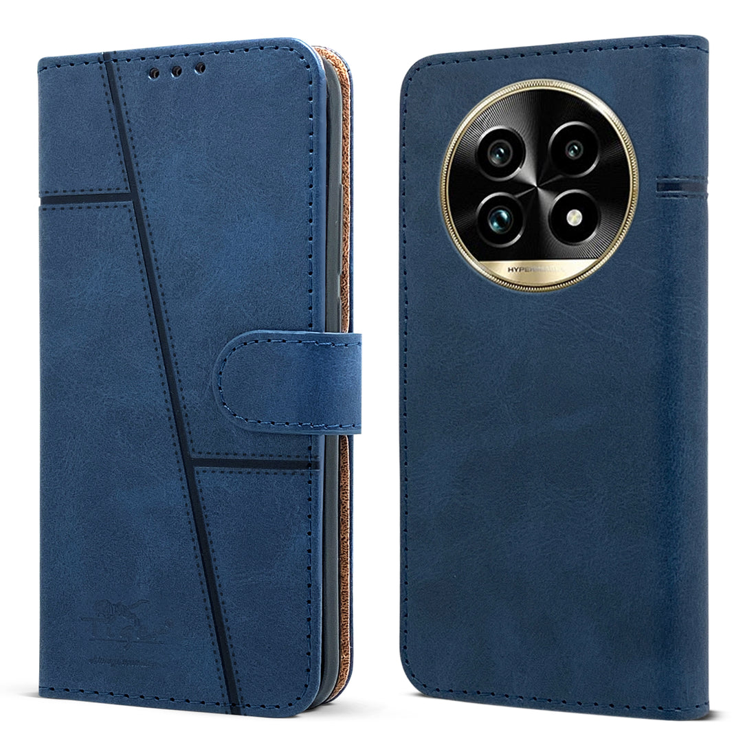 For Realme 13 Pro | Realme 13 Pro Plus 5G Flip Cover Case (Stitched Leather with Magnetic Closure)
