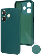 For Oppo A5 Pro Back Cover Case (Matte Finish Silicone with Inside Fiber cloth)