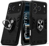 For Apple iPhone 17 Pro  Back Cover Case (Shockproof Dual Layer Polycarbonate |Ring Holder Kickstand)