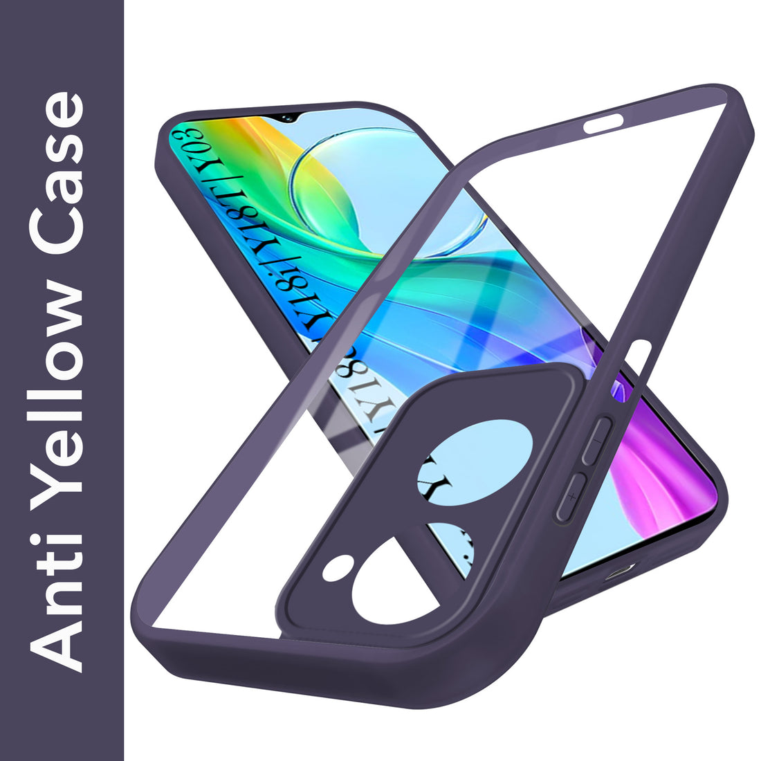 For Vivo Y18 | Y18e | Y03 | Y18i | Y18t Back Cover Case (Lifetime Anti Yellow | Anti Scratch | Crystal Clear Shockproof)