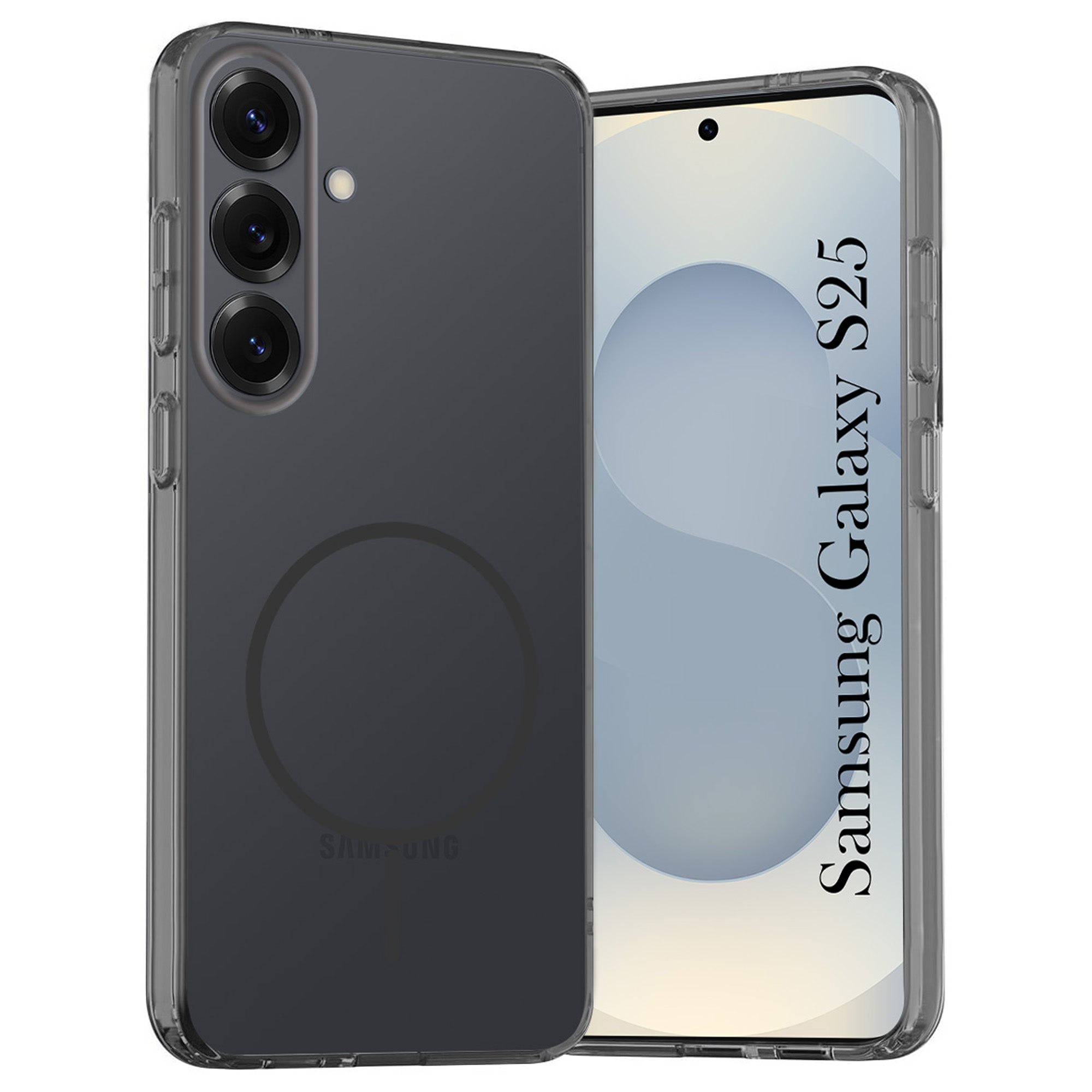 For Samsung Galaxy S25 Back Cover Case Silicone (Slim Paper Thin | Camera Protection Bump | Minimalist Professional | Soft Flexible)