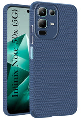 For Infinix Note 50x Back Cover Case  (Liquid Silicone | Side Grip | Camera Protection)