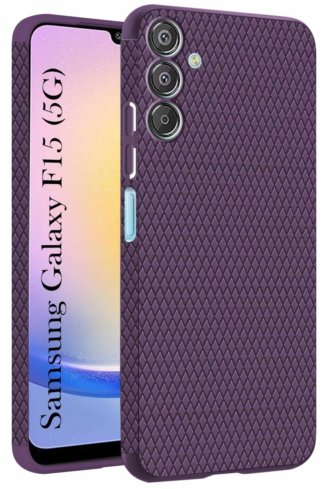 For Samsung Galaxy F15 5G Back Cover Case (Liquid Silicone | Side Grip | Camera Protection)