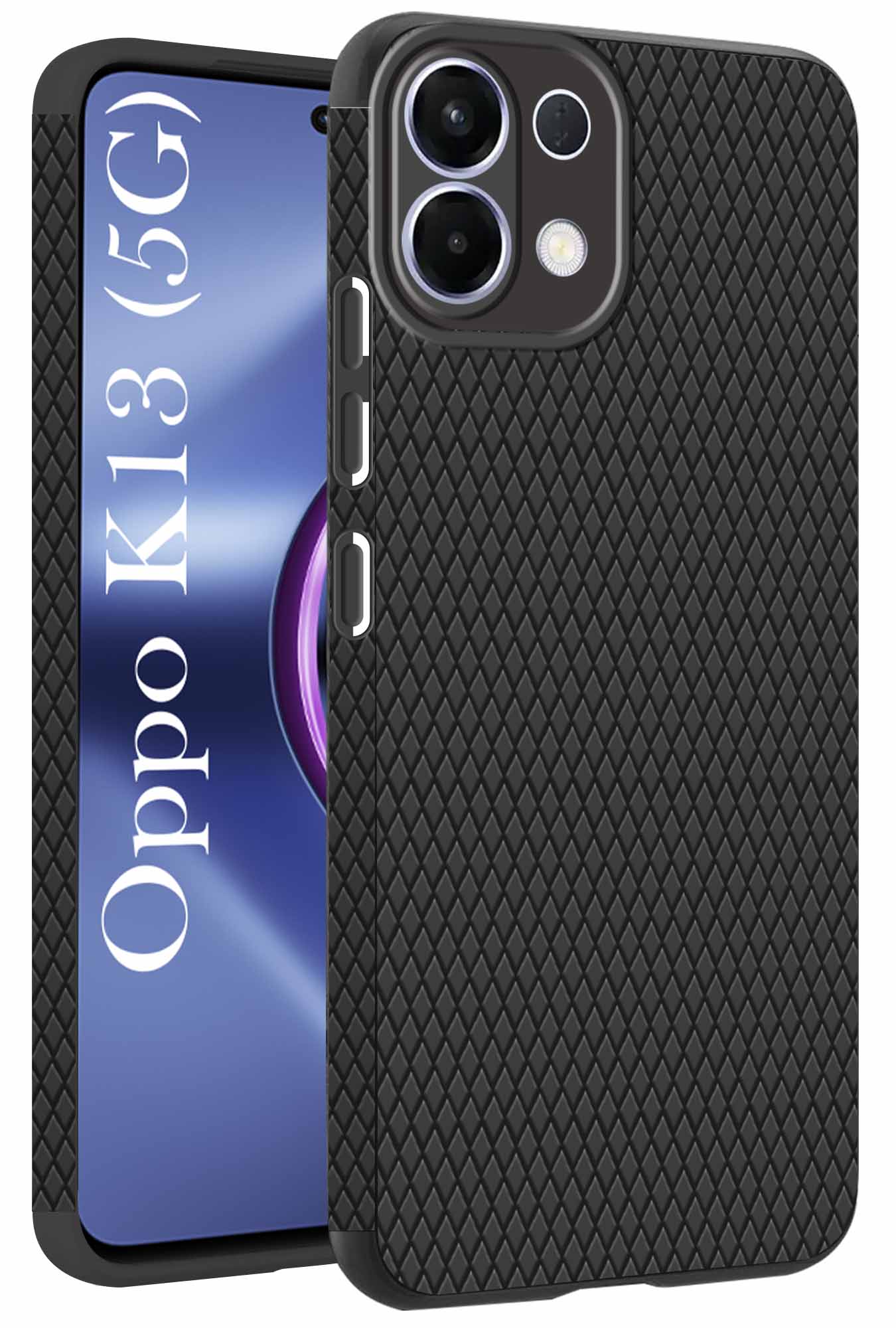 For Oppo K13 Back Cover Case (Liquid Silicone | Side Grip | Camera Protection)