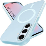For Samsung Galaxy S24 FE  Back Cover Case  (Frosted Matte Feel | MagSafe Compatible Wireless Charging | Polycarbonate Material)
