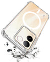 For Vivo T2 Pro Back Cover Shockproof Crystal-Clear (Magsafe Wireless Support | Drop & Camera Protection | Hard Polycarbonate)