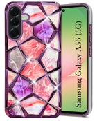 For Samsung Galaxy A56 Back Cover Case (Dual Design Glitter Sparkle and Detachable Diamond Print Case | Soft and Flexible)