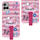 For Vivo Y21e | Vivo Y21A | Vivo Y32 Back Cover Case (3D Cute Heart Strap Holder | Camera Protection | Designer Girls Print)