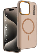 For Apple iPhone 15 Pro Max Back Cover Case  (Soft Touch | Camera Bump Protection | MagSafe Compatible | Matte Finish)