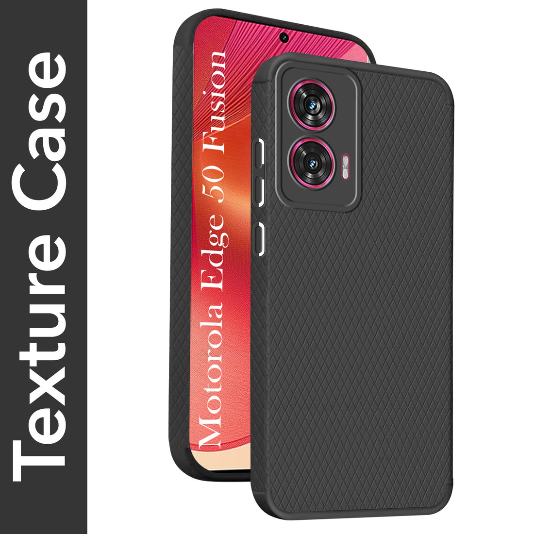 For Motorola Moto Edge 50 Fusion Back Cover Case (Liquid Silicone | Side Grip | Camera Protection)