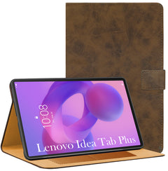 For Lenovo Idea Tab Plus 12.1 Inch TB361ZU/TB361FU/ZAG70922US Flip Cover Folio Cover (PU Leather | Multi-Angle Smart Stand | Card Storage Slots | Silicone Back Pouch)