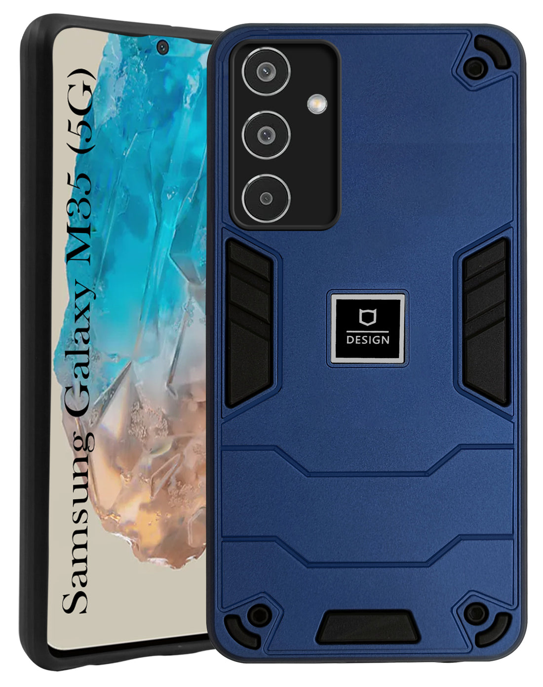 For Samsung Galaxy M35 5G Back Cover Case (Lightweight Hybrid Shockproof Polycarbonate)