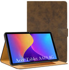 For Acer Tablet A410 4G 10.1 Inch Flip Cover Folio Cover (PU Leather | Multi-Angle Smart Stand | Card Storage Slots | Silicone Back Pouch)