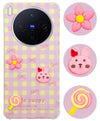 For Vivo X300 5G Back Cover Case (3D Cute Cartoons | Hard Back Side Soft | Matte Premium Finish | HD Printing)