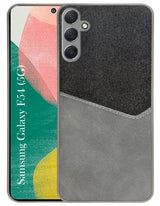 For Samsung Galaxy F54 5G Back Cover Case  (Dual PU Leather Stitch | Professional Minimalist | Soft and Flexible)