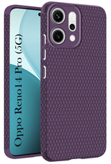 For Oppo Reno14 Pro 5G | Oppo Reno 14 Pro 5G Back Cover Case  (Liquid Silicone | Side Grip | Camera Protection)