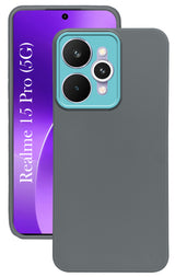 For Realme 15 Pro Back Cover Case ( Dual Color Matte Finish | Full Camera Protection | Sleek and Professional)