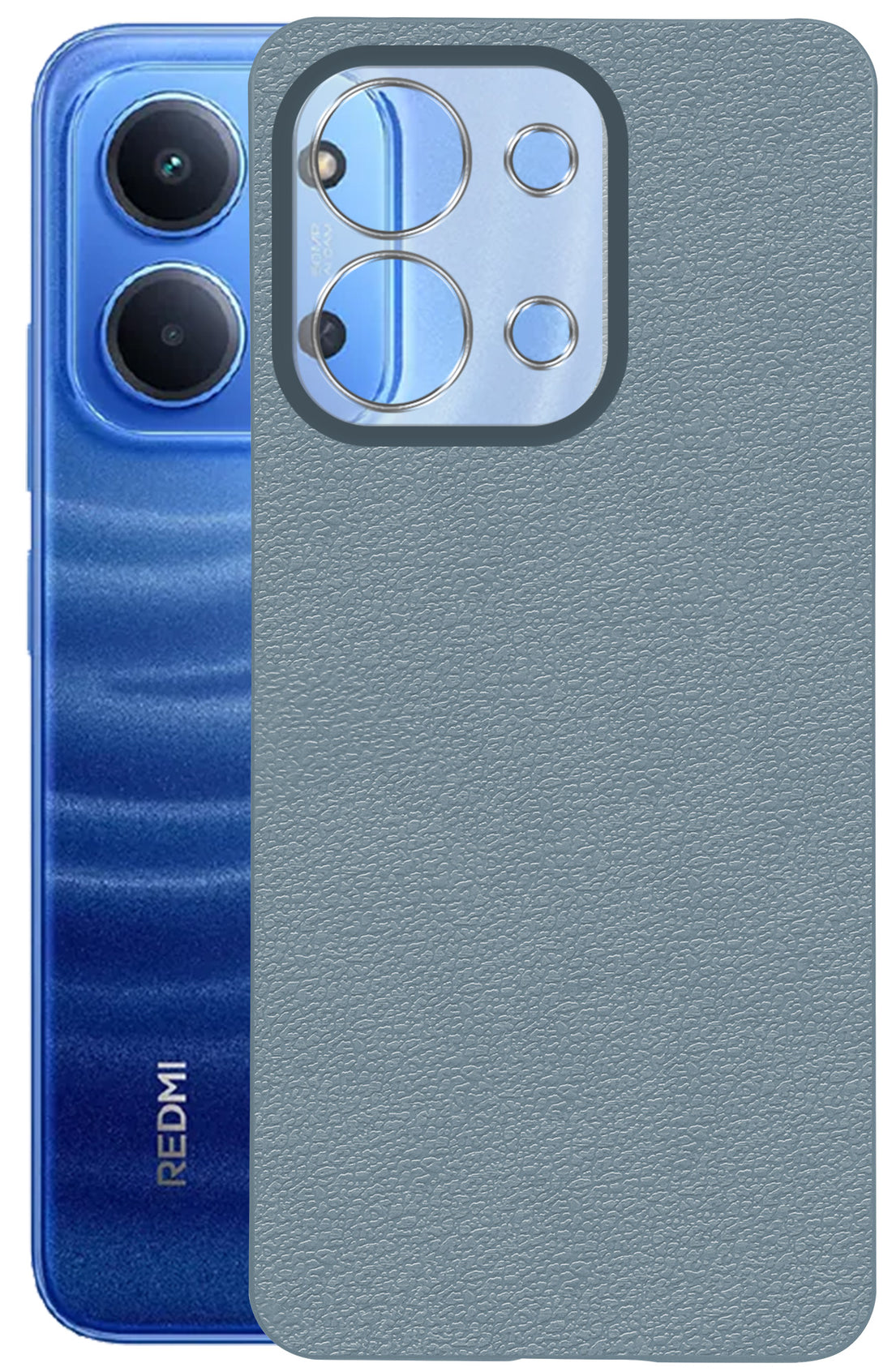 Jkobi Silicone Back Cover Case For Redmi 15C (Glass Like Camera Protection | Leather Feel | Minimalist Professional Grip)
