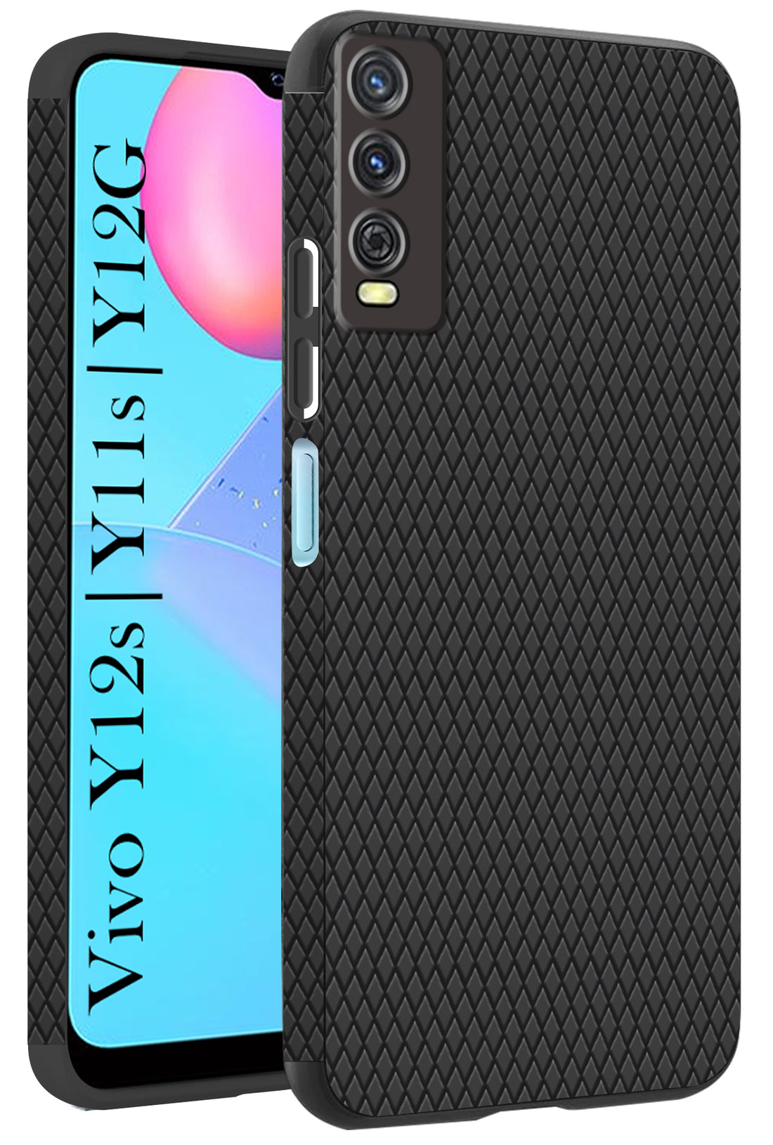 For Vivo Y12s | Y11s | Y12G Back Cover Case (Liquid Silicone | Side Grip | Camera Protection)