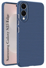 For Samsung Galaxy S25 Edge Back Cover Case (Liquid Silicone | Side Grip | Camera Protection)