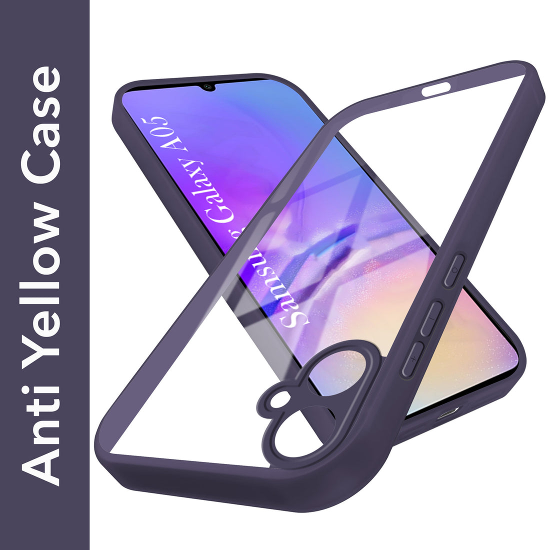 For Samsung Galaxy A05 Back Cover Case Ultra-Hybrid (Lifetime Anti Yellow | Anti Scratch | Crystal Clear Shockproof)