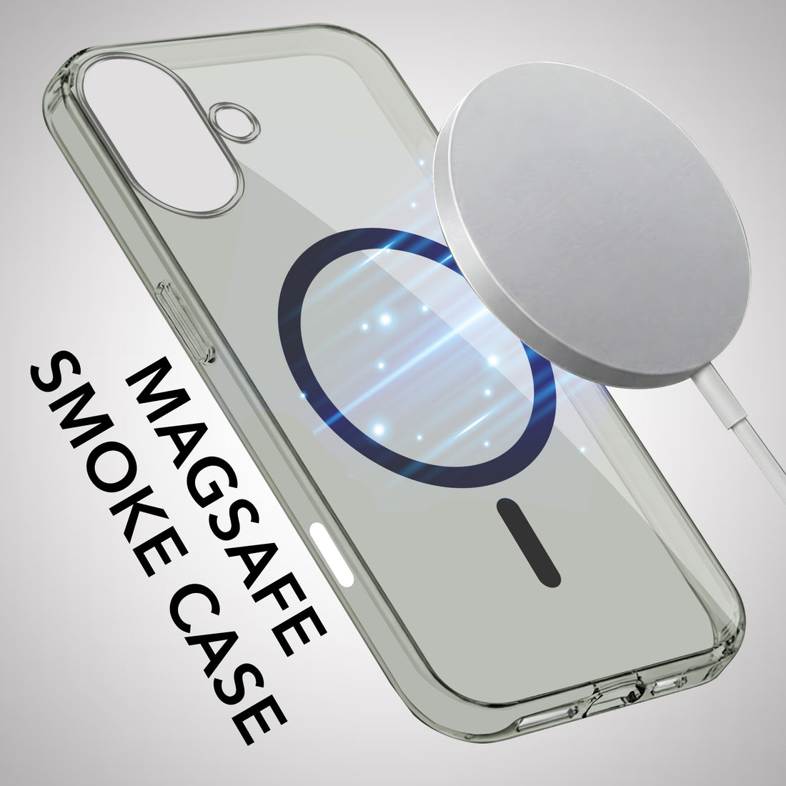 For Apple iPhone 16 Plus Back Case Cover Lifetime Anti-Yellow MagSafe Compatible Clear (Sleek Hard Crystal | Camera Protection and Shockproof)