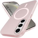 For Samsung Galaxy S24 Back Cover Case (Frosted Matte Feel | MagSafe Compatible Wireless Charging | Polycarbonate Material)
