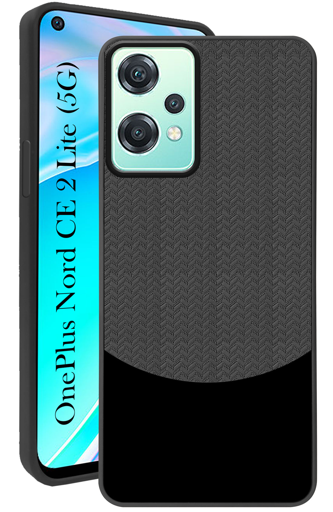 For OnePlus Nord CE 2 Lite Back Cover Case (Elegant PU Leather Finish | Premium Minimalist Professional | Camera Protection Bump)