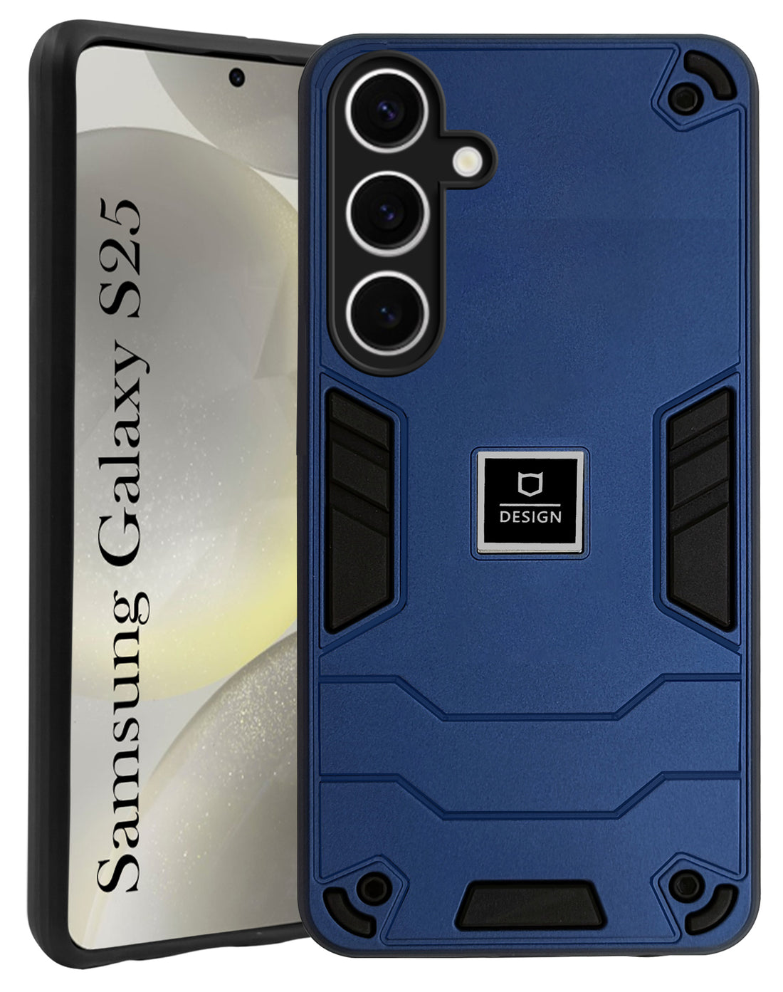 For Samsung Galaxy S25 Back Cover Case (Lightweight Hybrid Shockproof Polycarbonate)