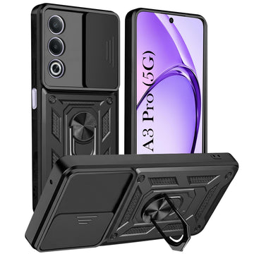 For Oppo A3 Pro 5G Back Cover Case (Hybrid Dual Armor Polycarbonate)