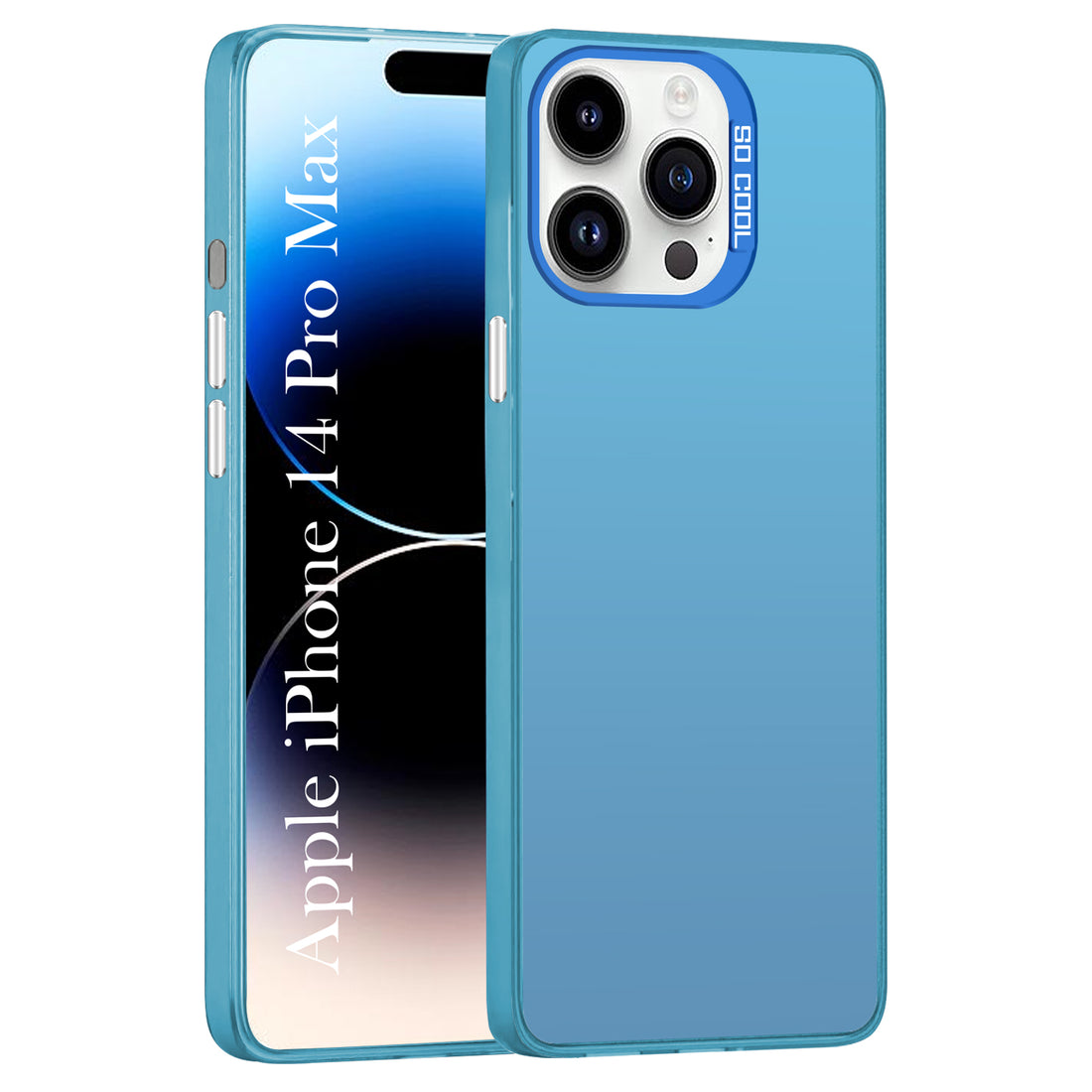For iPhone 14 Pro Max Back Cover Case (Velvet Touch | Professional Glossy Finish | Camera Protection Bump)