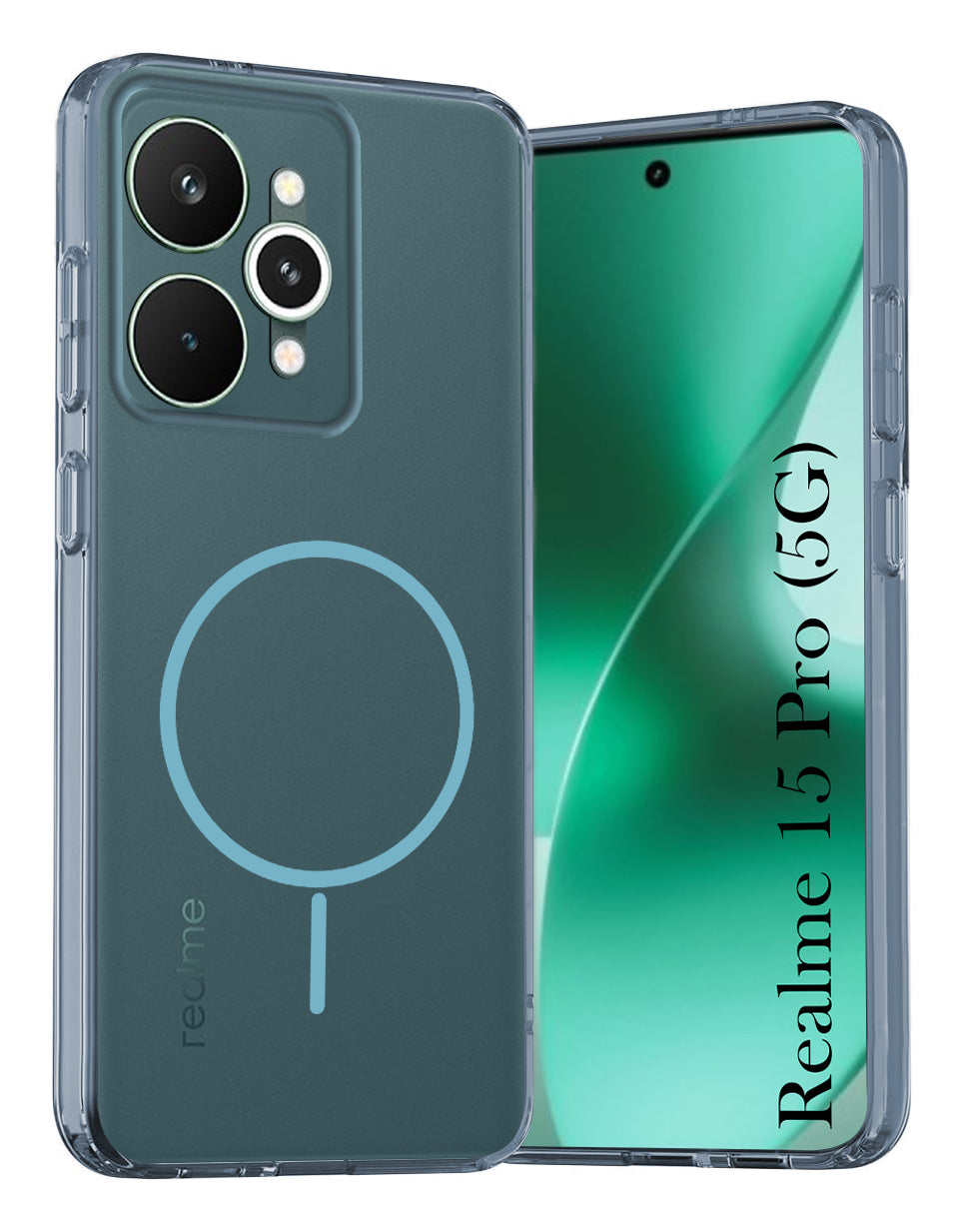 For Realme 15 Pro Back Cover Case Silicone (Slim Paper Thin | Camera Protection Bump | Minimalist Professional | Soft Flexible)