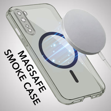 For Oneplus Nord 5G Back Cover Case Lifetime Anti-Yellow MagSafe Compatible Clear (Sleek Hard Crystal | Shockproof and Camera Protection)