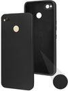 For Xiaomi Redmi 4X Back Cover Case (Matte Finish Silicone with Inside Fiber cloth |Black)