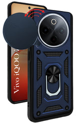 For Vivo iQOO Z10 Back Cover Case (Hybrid Dual Armor Polycarbonate)