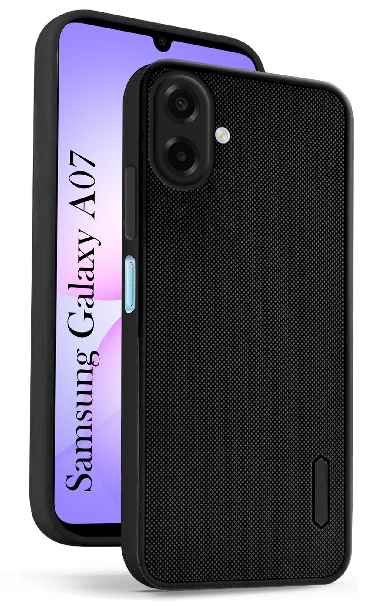 For Samsung Galaxy A07 5G Back Cover Case (Textured Grip Design | Micro-Fiber Cloth Inside | Slim and Light Weight | Soft Touch and Feel)