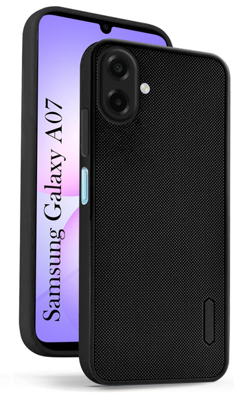 For Samsung Galaxy A07 5G Back Cover Case (Textured Grip Design | Micro-Fiber Cloth Inside | Slim and Light Weight | Soft Touch and Feel)