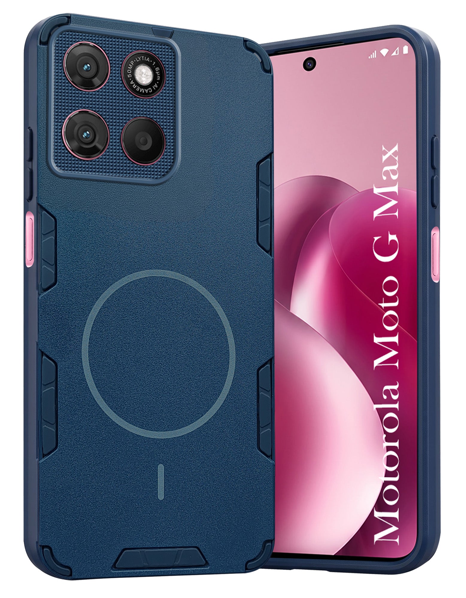 For Motorola Moto G Max Back Cover Case (Slim Hybrid Armor | Shockproof Camera Protection | Rugged Dual Layer)