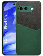 For Google Pixel 9A Back Cover Case (Dual PU Leather Stitch | Professional Minimalist | Soft and Flexible)