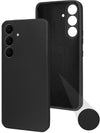 For Samsung Galaxy S25 FE Back Cover Case (Matte Finish Silicone with Inside Fiber Cloth)