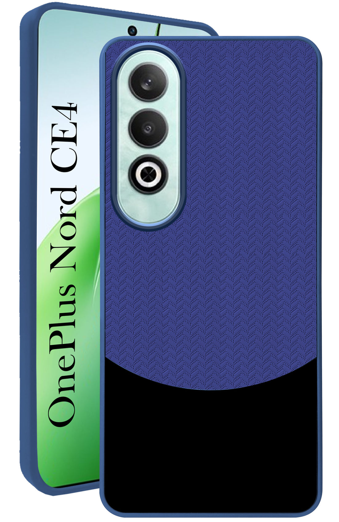 For Oneplus Nord CE 4 Back Cover Case (Elegant PU Leather Finish | Premium Minimalist Professional | Camera Protection Bump)