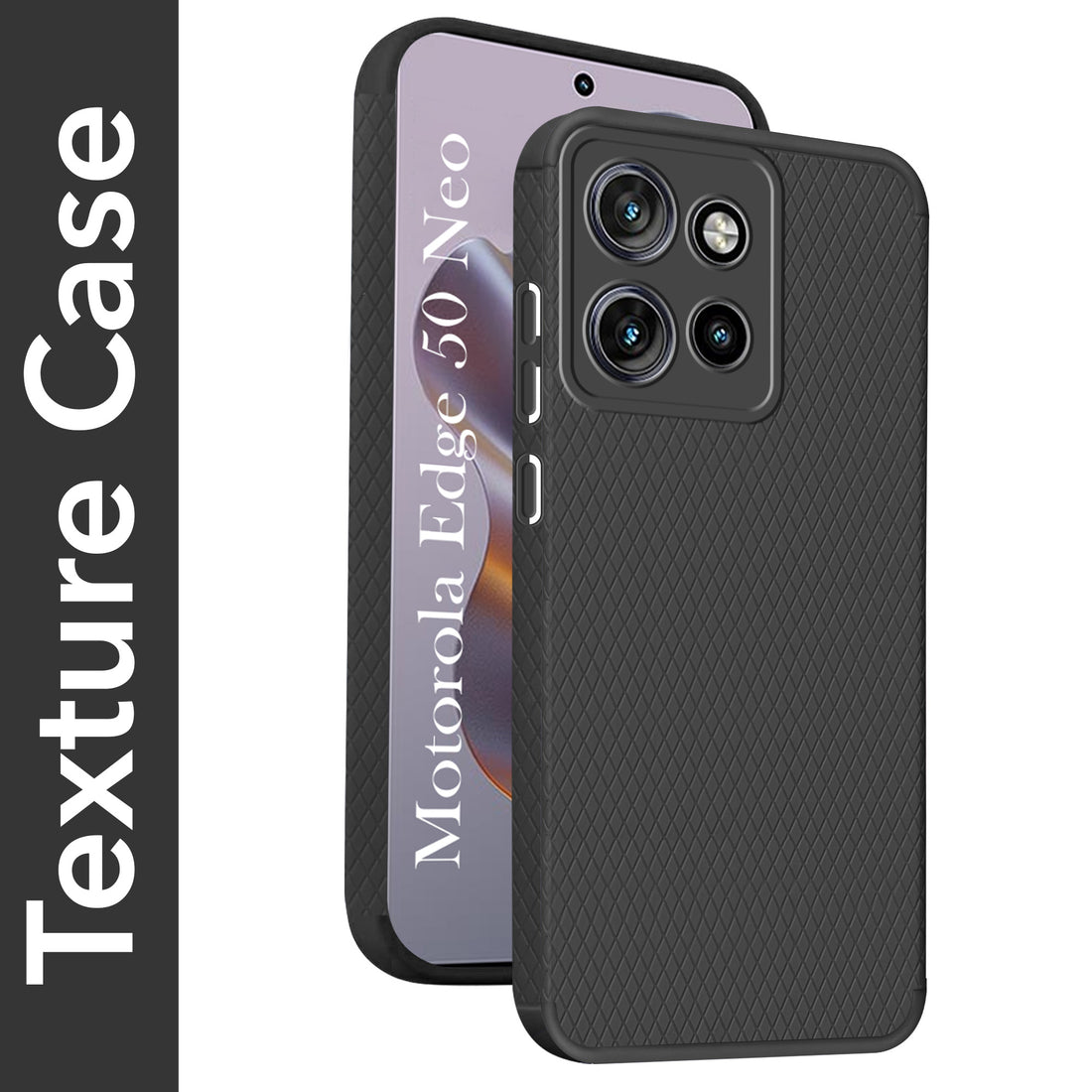 For Motorola Moto Edge 50 Neo Back Cover Case (Liquid Silicone | Side Grip | Camera Protection)