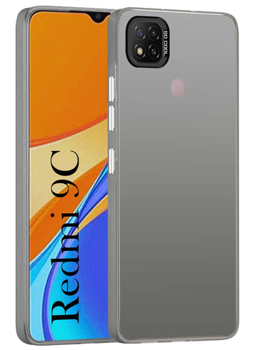 For Redmi 9C Hard Back Cover Case (Velvet Touch | Professional Glossy Finish | Camera Protection Bump)