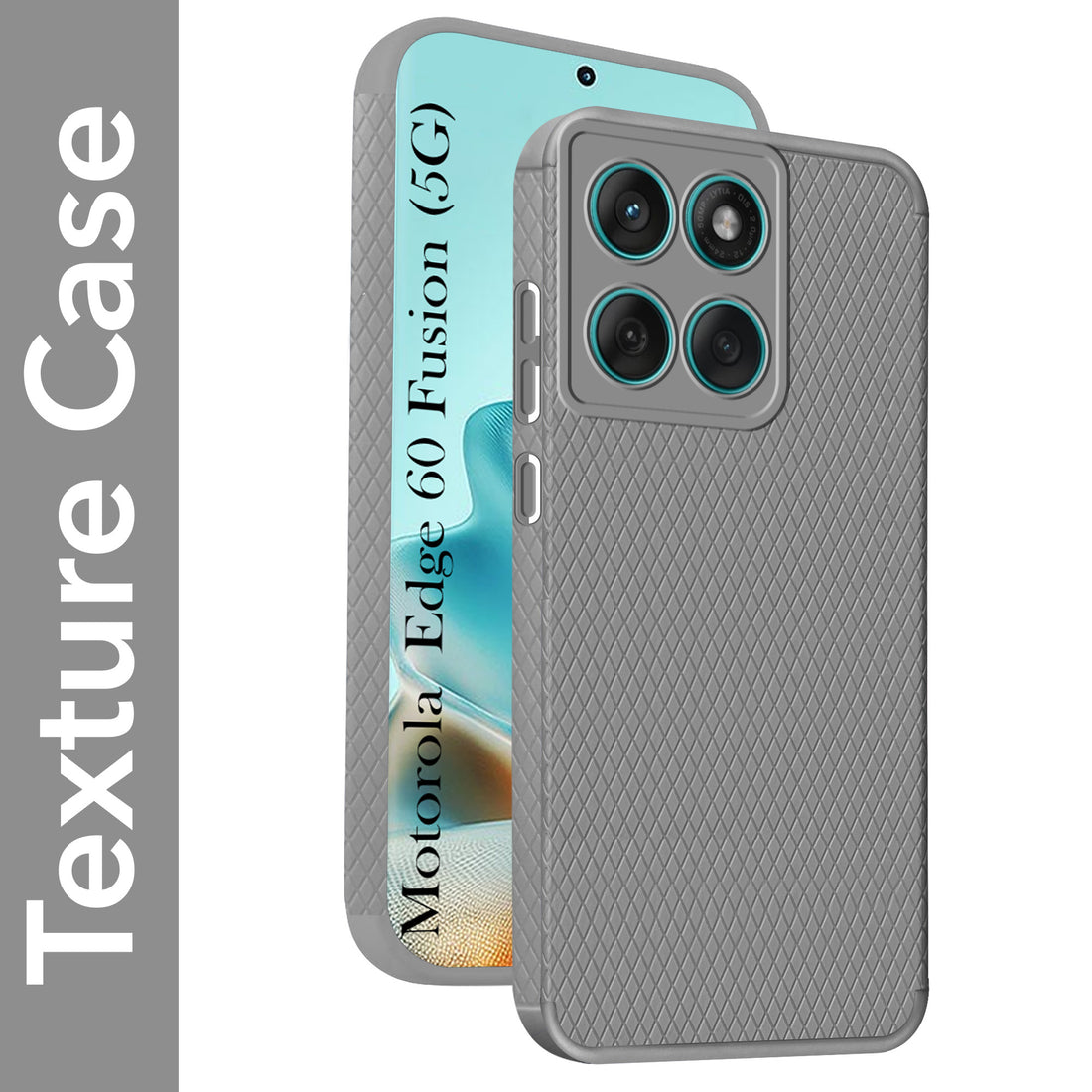For Motorola Moto Edge 60 Fusion Back Cover Case (Liquid Silicone | Side Grip | Camera Protection)