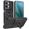 For Vivo iQOO Z11x 5G Back Cover Case Hybrid Armor (Sliding Shutter Camera Protection | Polycarbonate |Ring Holder Kickstand)