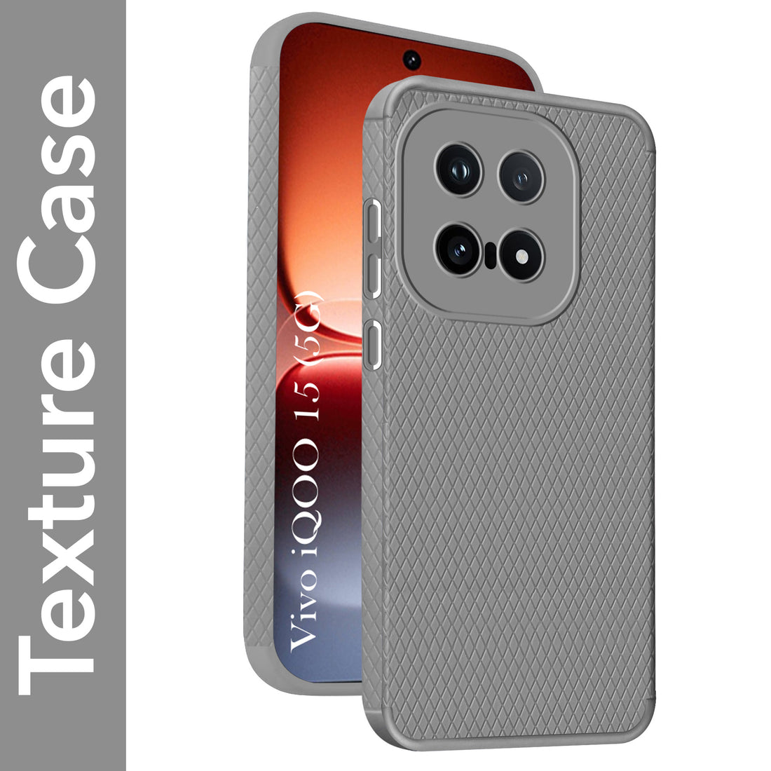 For Vivo iQOO 15 5G Back Cover Case Liquid Silicone (Camera Protection | Side Grip Texture | Soft and Flexible)
